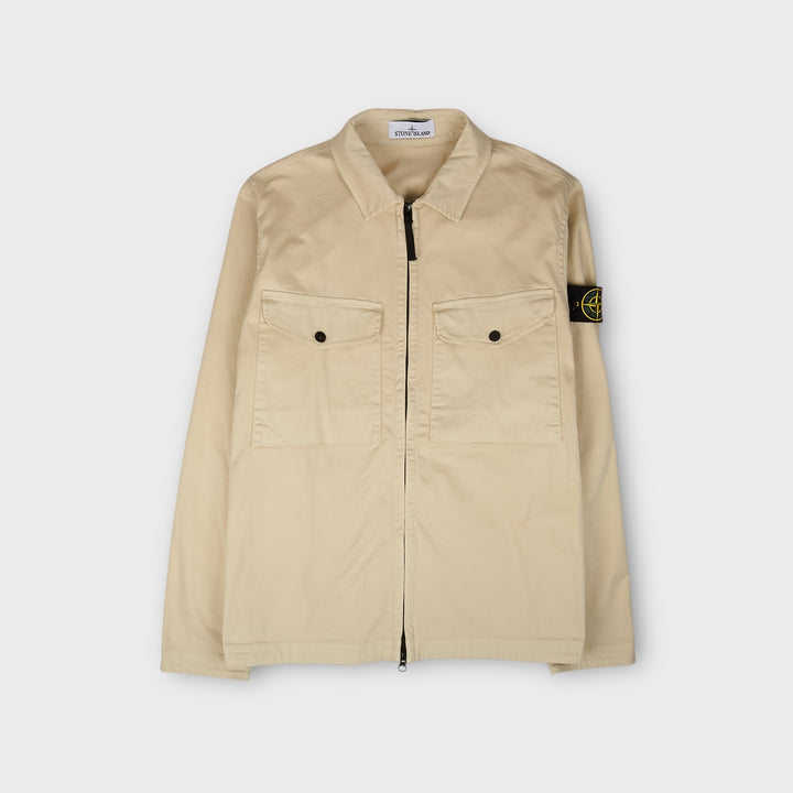 Stone Island K1S151200128 Zip Overshirt I Sand