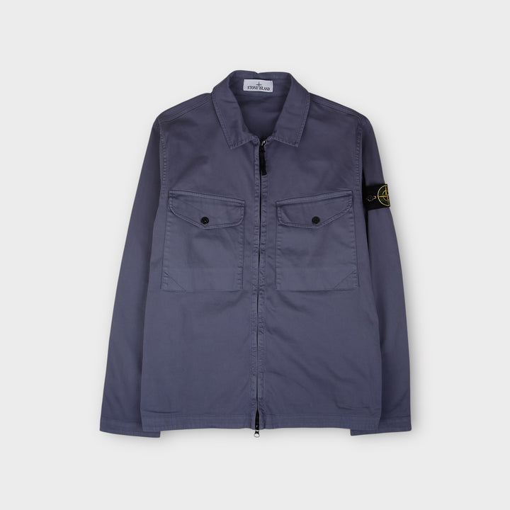 Stone Island K1S151200128 Zip Overshirt I Light Blue