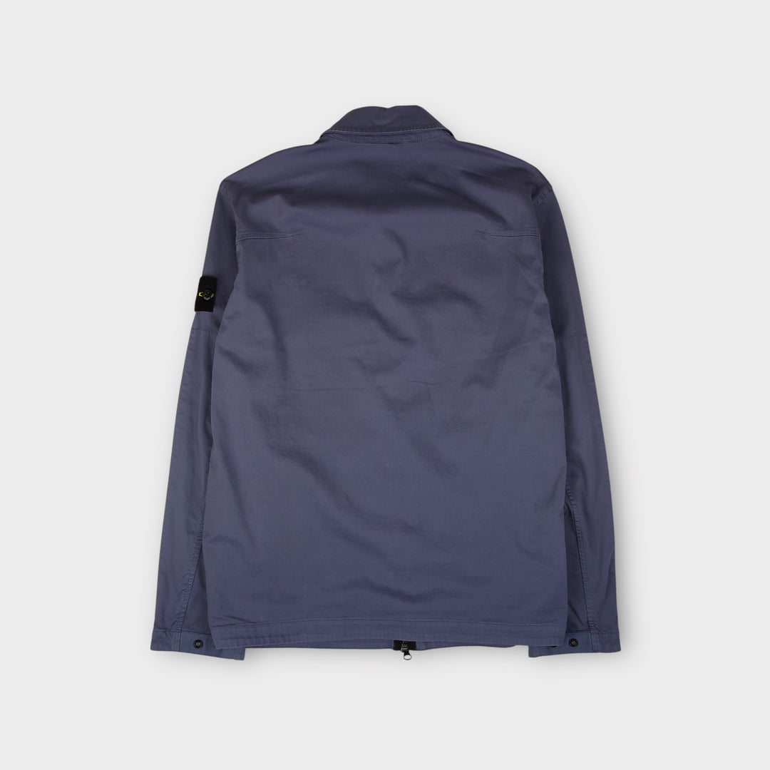 Stone Island K1S151200128 Zip Overshirt I Light Blue