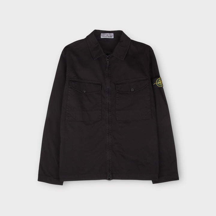 Stone Island K1S151200128 Zip Overshirt I Black