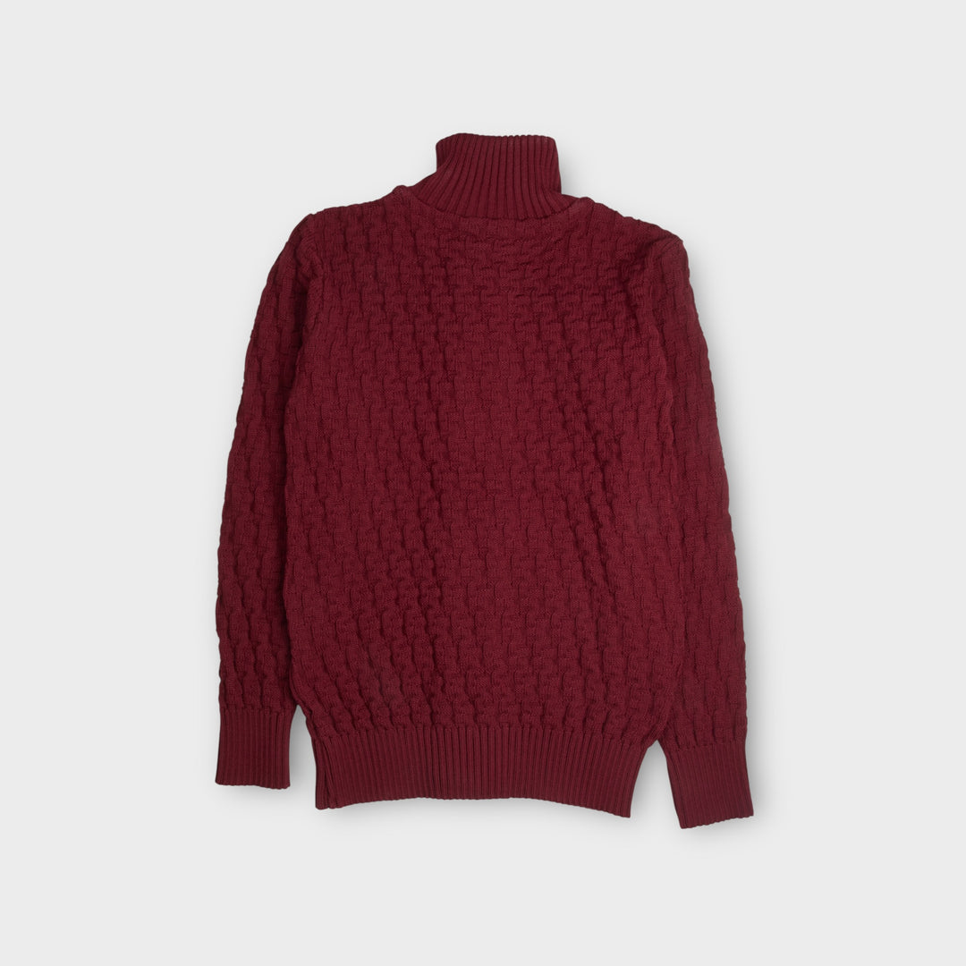 S.N.S HERNING Stark Cardigan I Burgundy