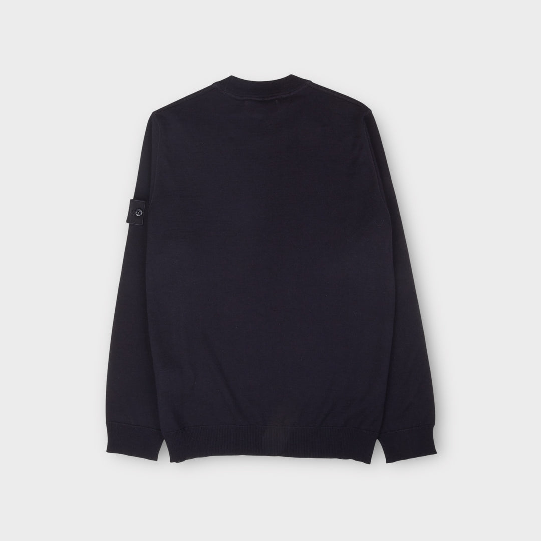 Stone Island K1S1500066 Ghost Wool Knit I Navy