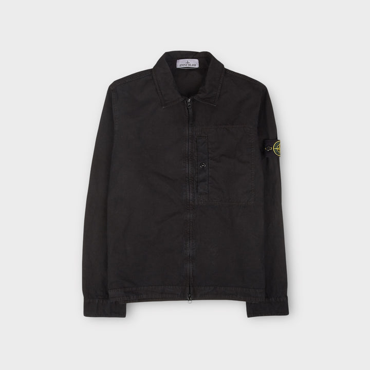 Stone Island K1S151200032 Zip Overshirt I Sort