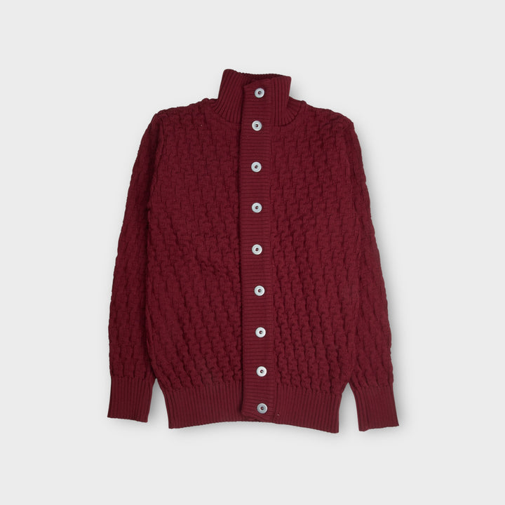 S.N.S HERNING Stark Cardigan I Burgundy