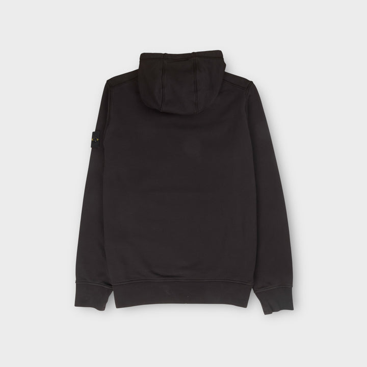 STONE ISLAND FELPA HOODIE I BLACK