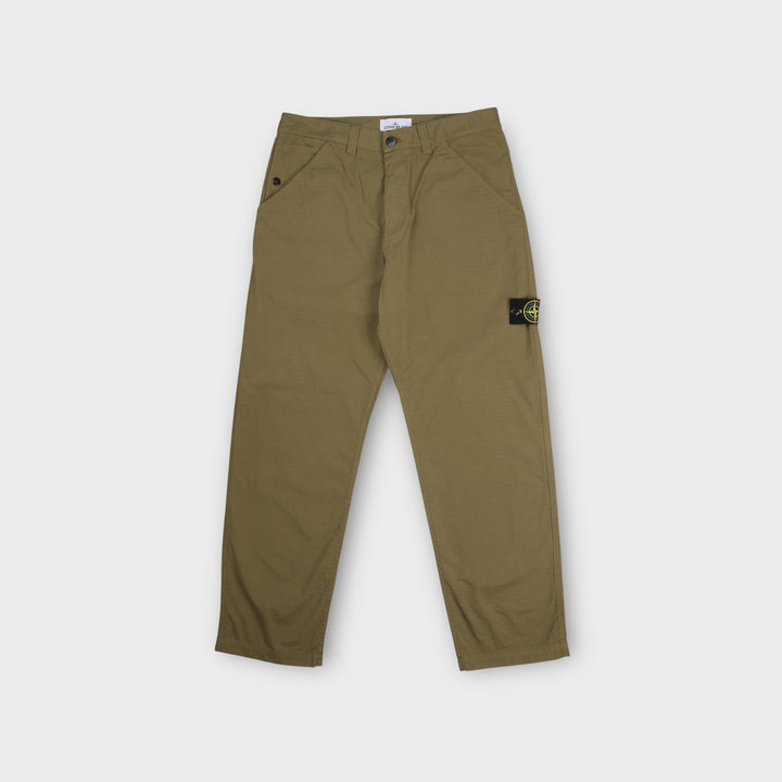 Stone Island Cotton Ripstop Chino I Military Green