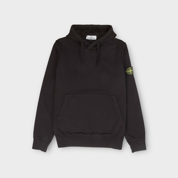 STONE ISLAND FELPA HOODIE I BLACK