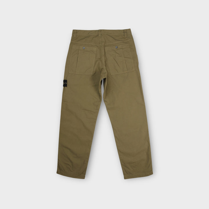 Stone Island Cotton Ripstop Chino I Military Green