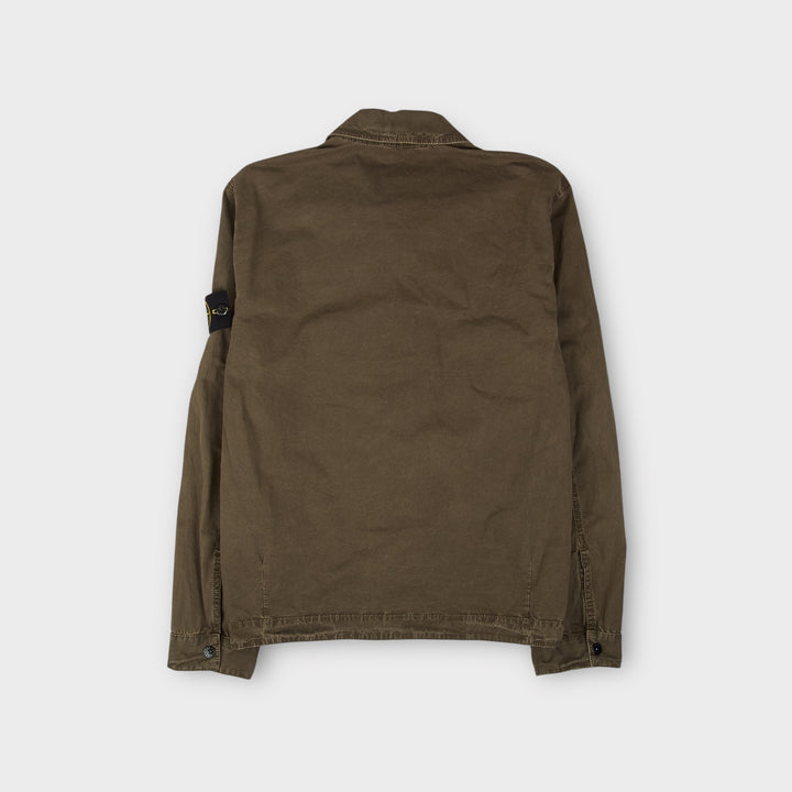 Stone Island K1S151200032 Zip Overshirt I Brown