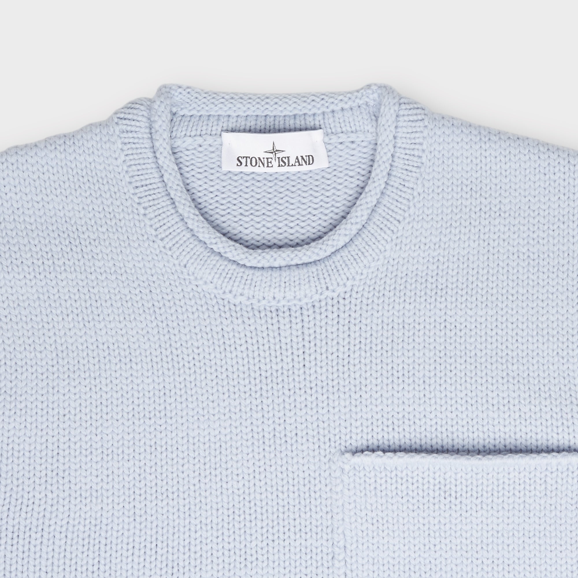 Stone Island Pocket Marina Knit In Light Blue – Le-fix.com
