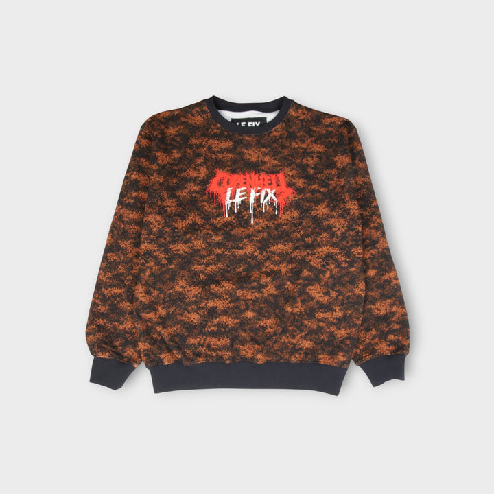Le Fix x Copenhell Crrewneck I Camo
