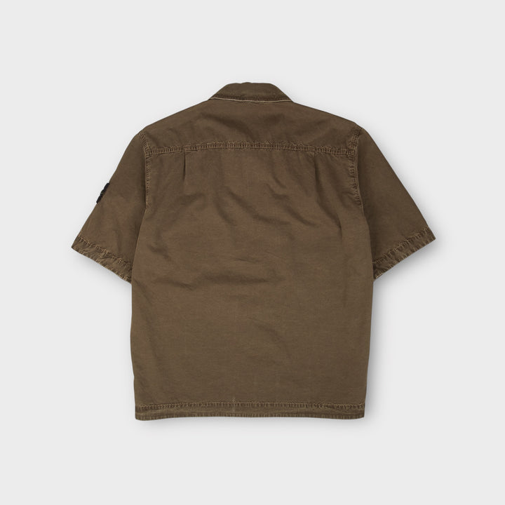 Stone Island K1S151200029 Kort ærmet skjorte I Brun