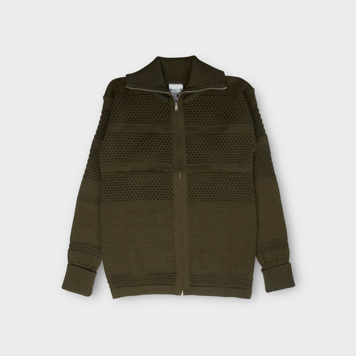 S.N.S. Fisherman Full Zip I Dark Army Green
