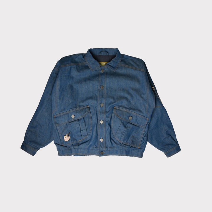 Cejf x Benny Brankovic Polako Denim Jakke I Blue