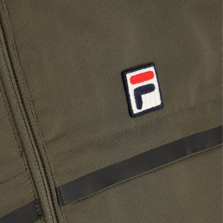 FILA SAN SIRO Regular Blocked Woven Track Jacket In Green