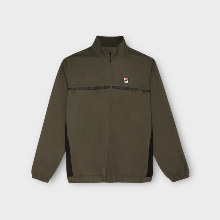FILA SAN SIRO Regular Blocked Woven Track Jacket In Green