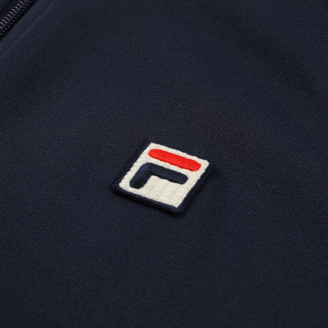 FILA BIELLA REGULAR TAPED PIQUE TRACK JACKET I DARK SAPPHIRE