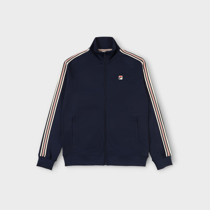 FILA BIELLA REGULAR TAPED PIQUE TRACK JACKET I DARK SAPPHIRE
