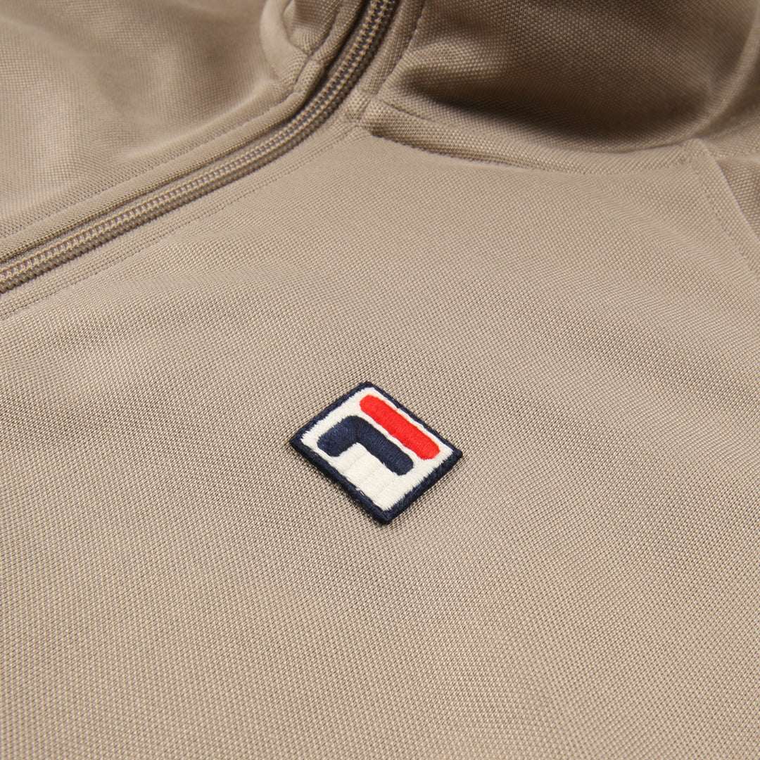 Fila BIELLA regular taped pique track top I Weathered Teak