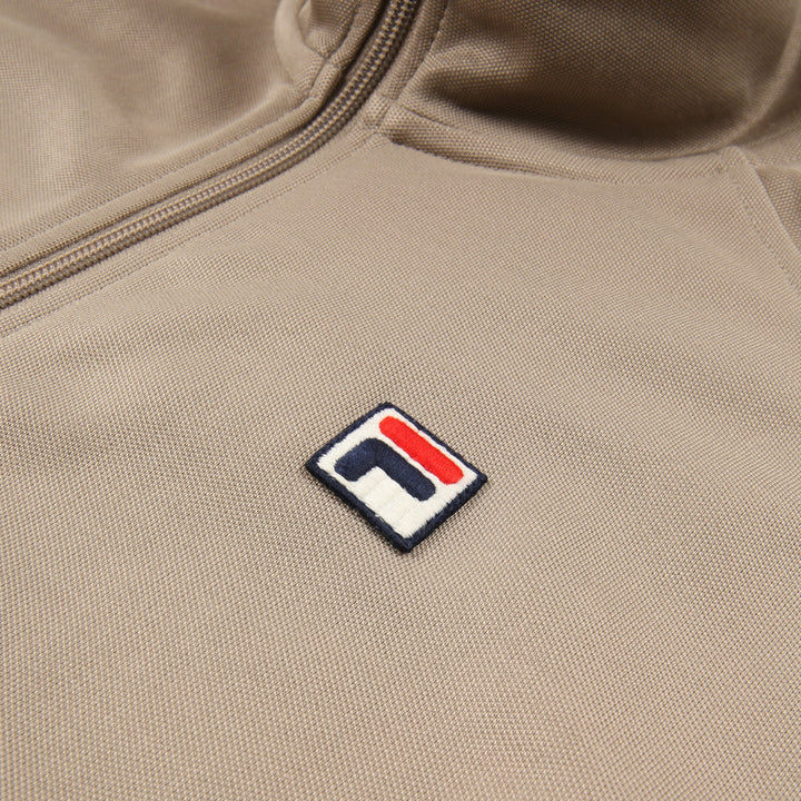 Fila BIELLA regular taped pique track top I Weathered Teak