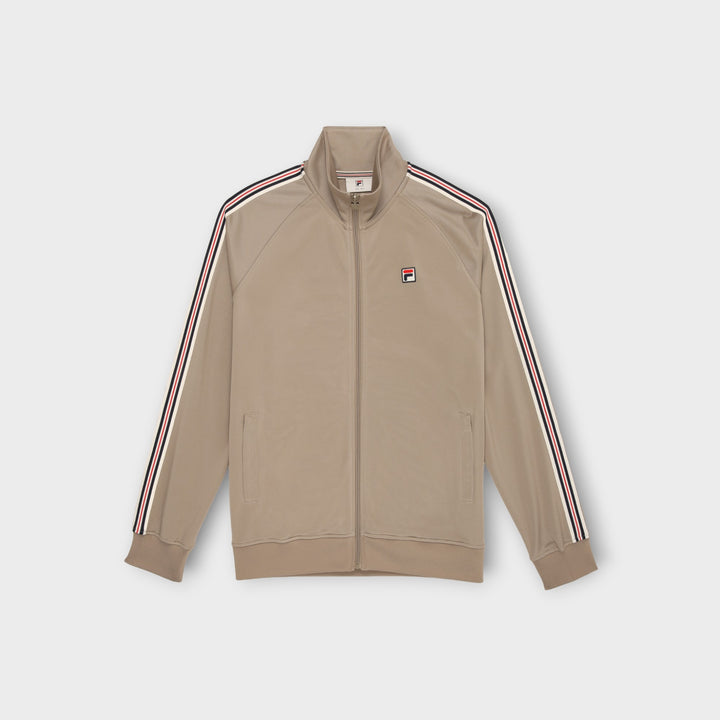 Fila BIELLA regular taped pique track top I Weathered Teak