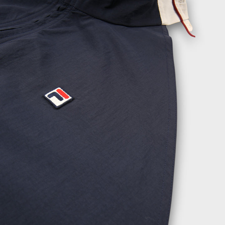 FILA BIELLA REGULAR TAPED PIQUE TRACK JACKET I DARK SAPPHIRE