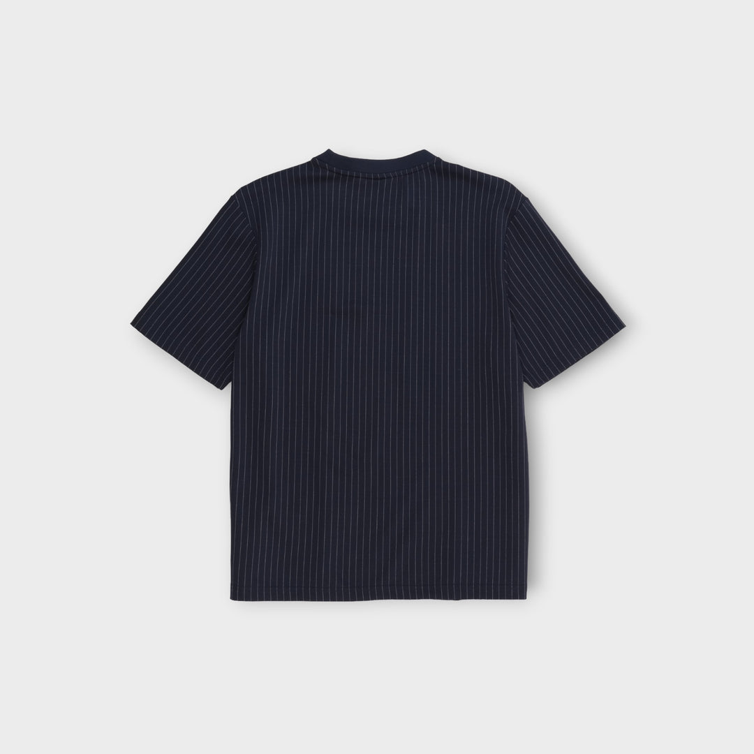 Fila Padola Relaxed Pinstripe T-Shirt I Black Iris