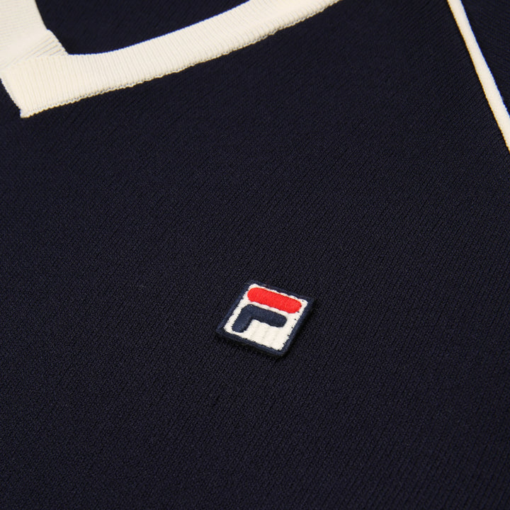 Fila Cortina Technical Knit Football Sweater I Dark Sapphire