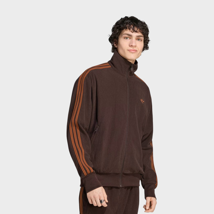 Adidas Firebird Fløjl Tracktop I Aurora Coffee
