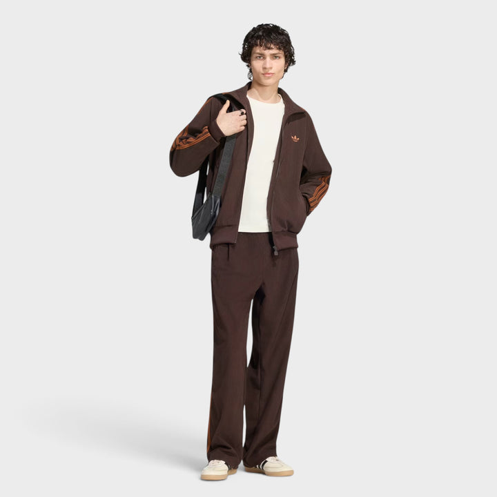 Adidas Firebird Fløjl Tracktop I Aurora Coffee