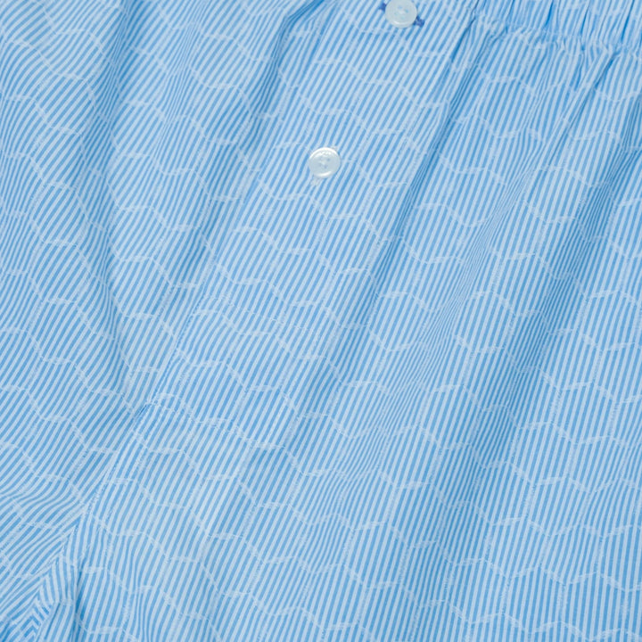 Fichi Boxers I Hexagon Blue Stripe