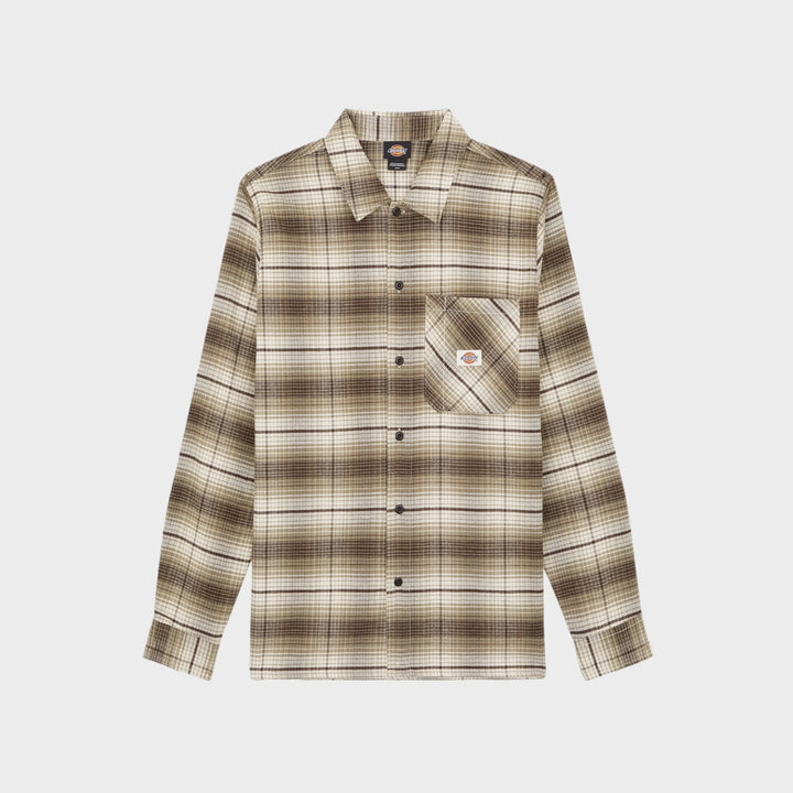 Dickies Forest Check Shirt In Imperial Green