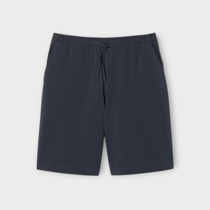 Lacoste Seersucker Shorts I Blackbird/Graphite