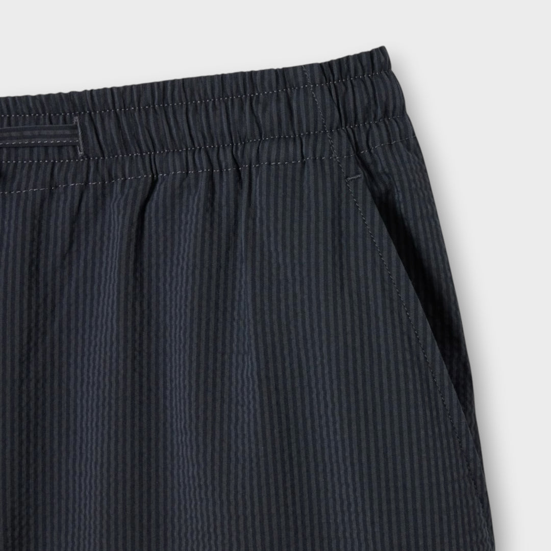Lacoste Seersucker Shorts I Blackbird/Graphite