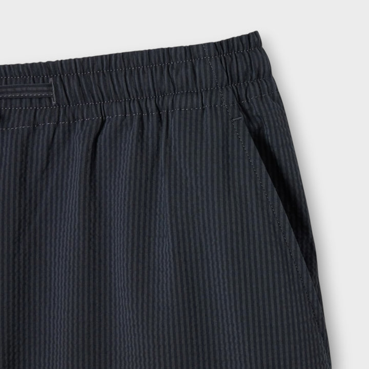 Lacoste Seersucker Shorts I Blackbird/Graphite
