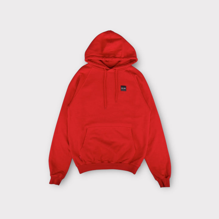 Le Fix Kiosk Patch Hoodie I Rød