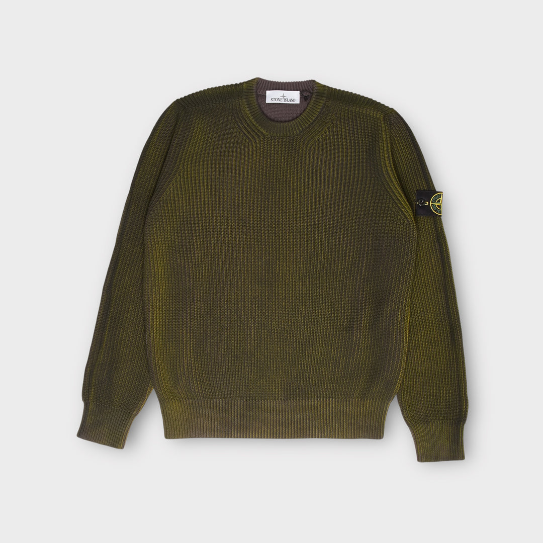 Stone Island Maglia Knit In Army Green –
