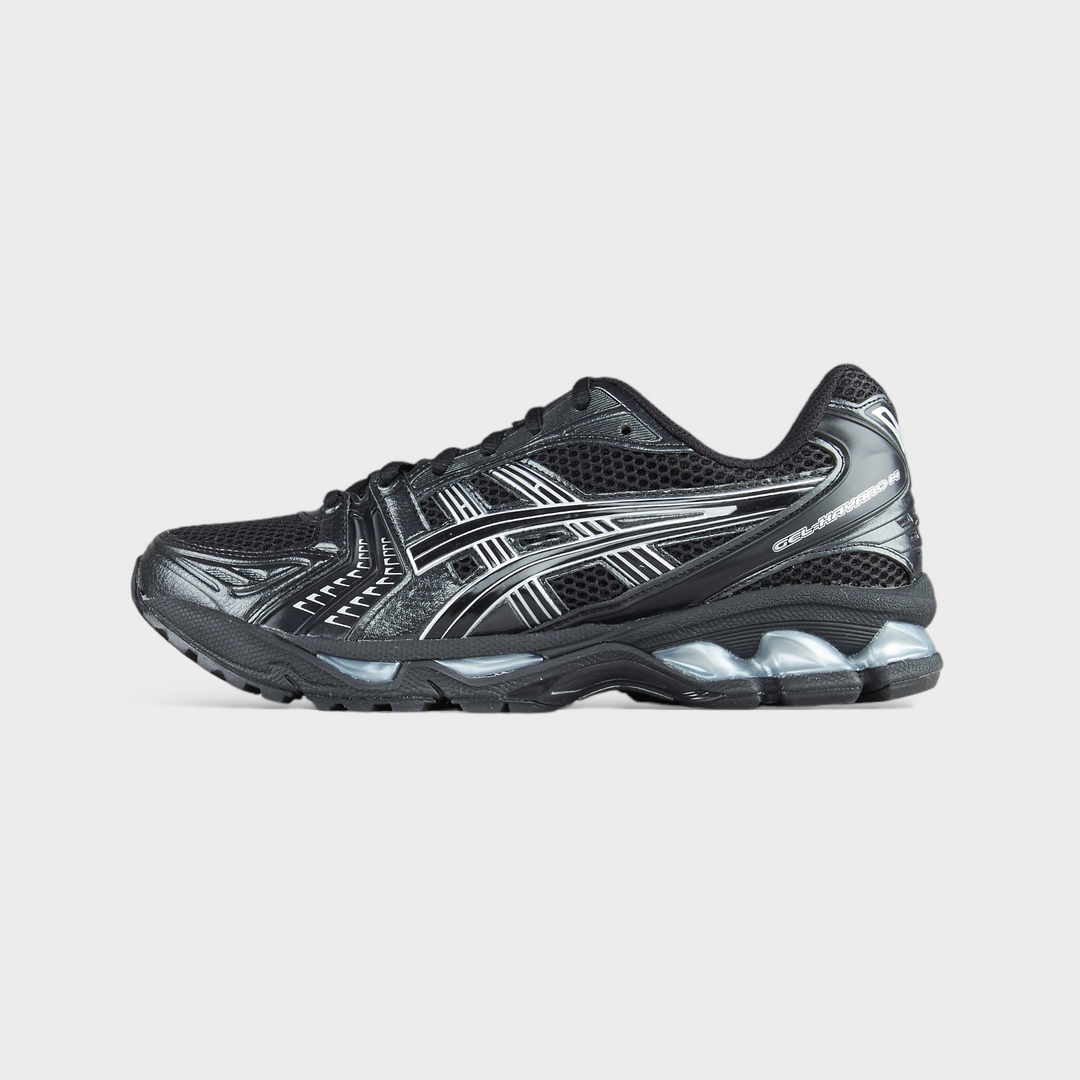 Asics Gel-Kayano 14 Sneaker in Black/Pure Silver –