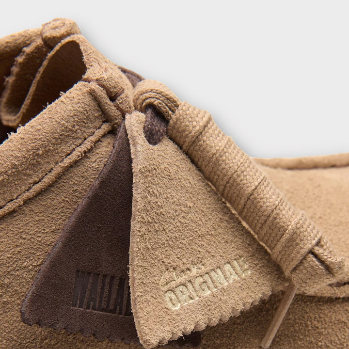 Clarks Wallabee I Wolf Suede