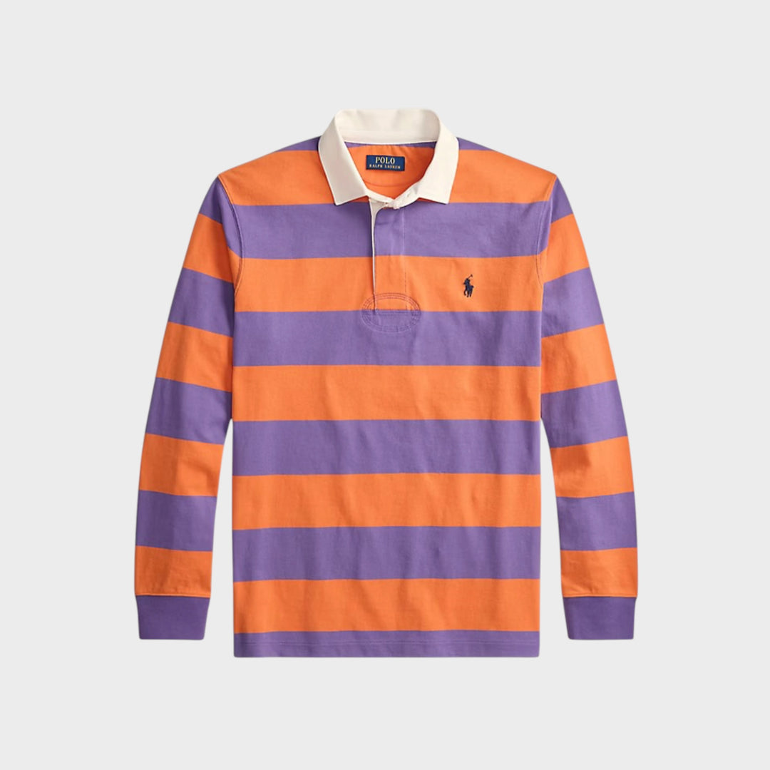 Polo Ralph Lauren The Iconic Rugby Shirt I Purple/Orange