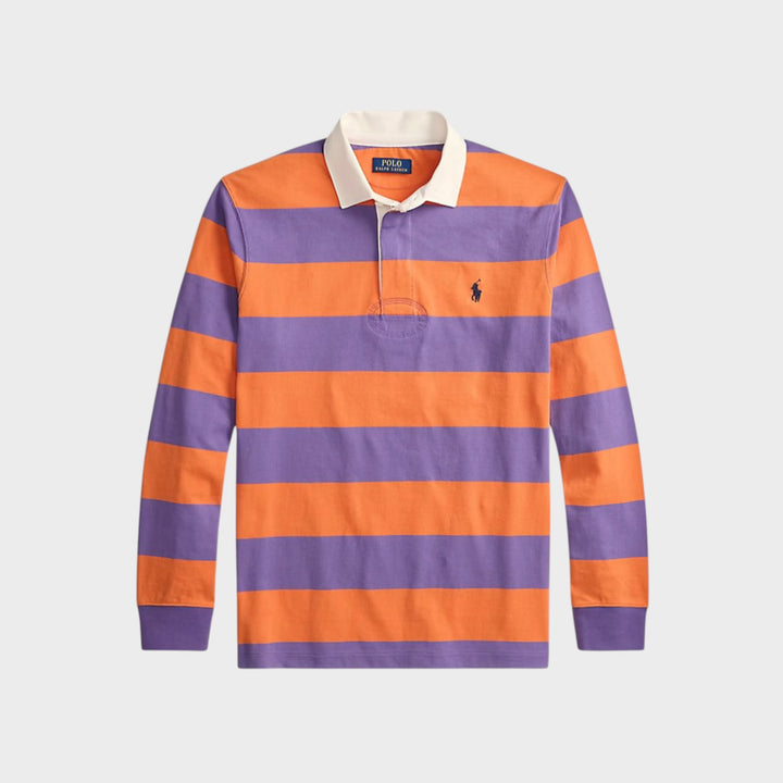 Polo Ralph Lauren The Iconic Rugby Shirt I Purple/Orange