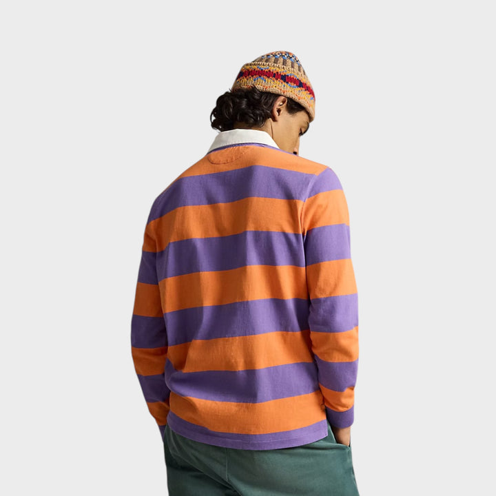 Polo Ralph Lauren The Iconic Rugby Shirt I Purple/Orange