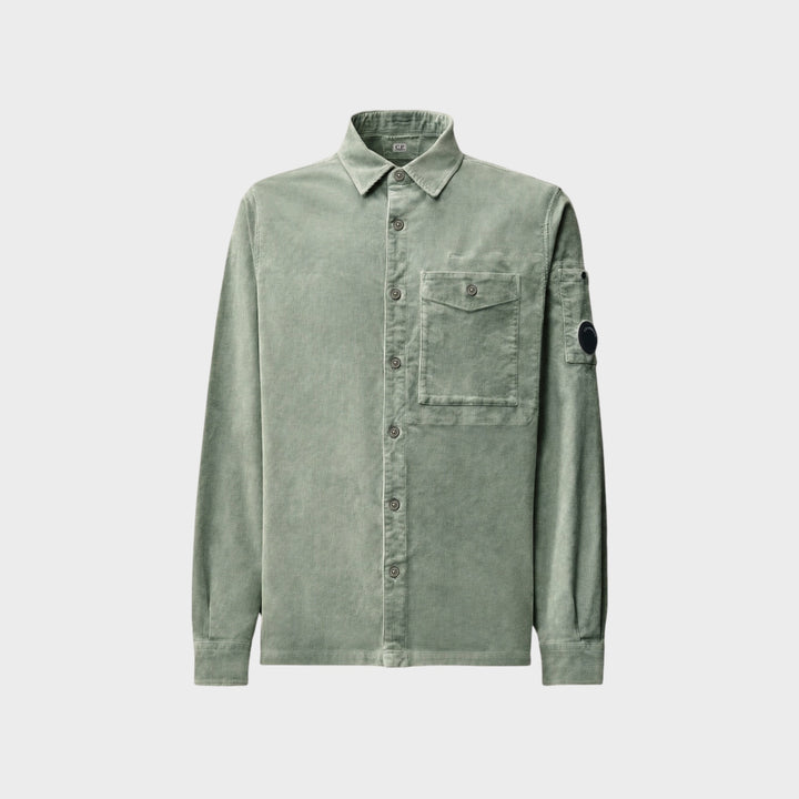 C.P. Company Long Sleeve Lens Button Shirt I Castor Grey
