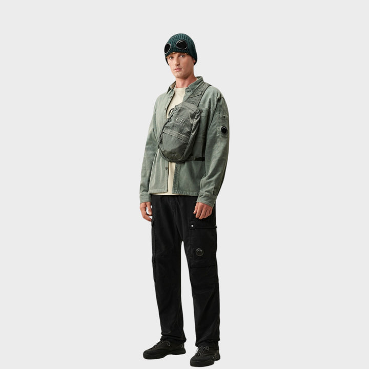 C.P. Company Long Sleeve Lens Button Shirt I Castor Grey