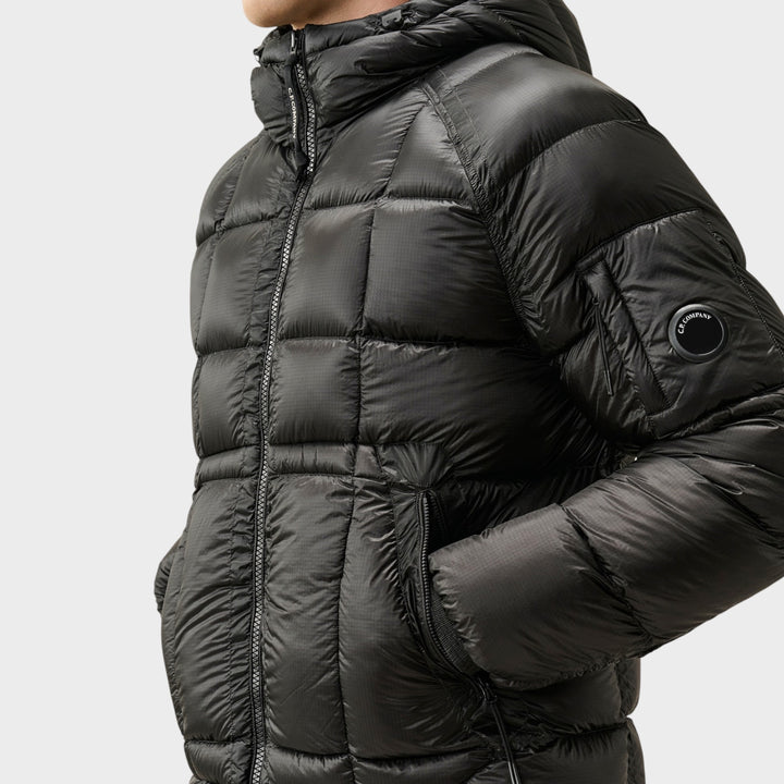 C.P. Company Puff Long Jacket I Total Eclipse
