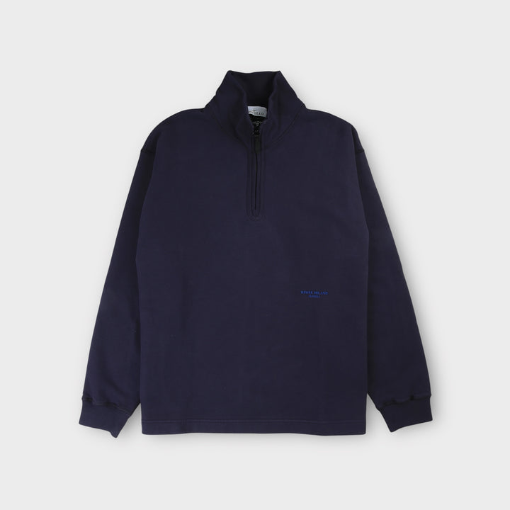 Stone Island Marina Half Zip Sweatshirt I Navy