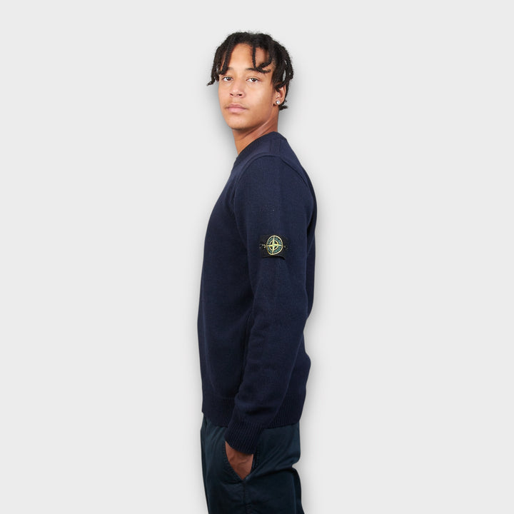 Stone Island Uld Strik I Navy