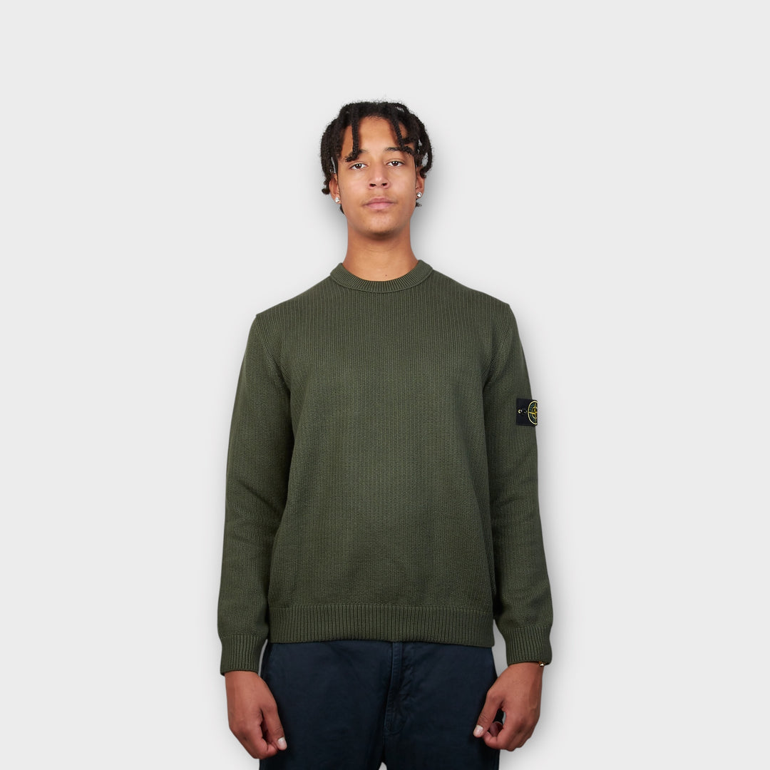 Stone Island Crewneck Jumper I Military Green