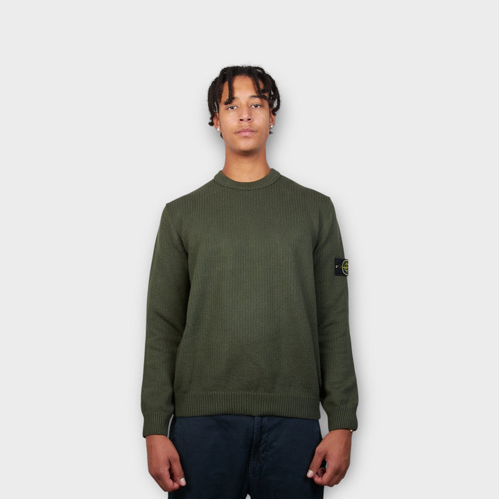 Stone Island Crewneck Jumper I Military Green