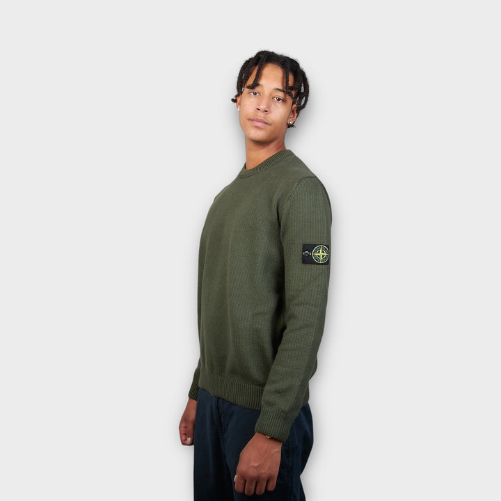 Stone Island Crewneck Jumper I Military Green